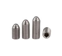 Vis de réglage du piston à bille en acier inoxydable 304 | Multicolore, plusieurs tailles, fixation industrielle : composants en acier inoxydable 304(6mm,M6(10pcs))