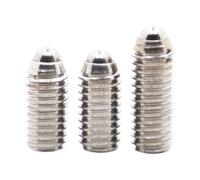 Vis de réglage du piston à bille en acier inoxydable qualité 12.9 | Acier inoxydable 304 et grade 12.9, plusieurs tailles, utilisation : fixations mécaniques.(304 Stainless Steel,16MM-M10 2PCS)