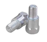 Vis de rehaussement de rétroviseur latéral, 2 pièces, adaptateur M10, Compatible avec le montage du rétroviseur de moto, trou fileté
