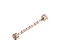Vis de réparation de montre, tige de montre droite et élégante avec tête de vis arrondie pour l'entretien de la montre, rose gold, 16mm