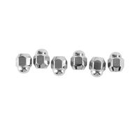 Vis de Roue Compatible Avec Nissan Pour Patrol 6 Pièces Boulons De Cosse En Acier Longs Goujons De Pneu Accessoires De Voiture Écrou De Roue Chromé Boulons De Cosse En Acier Longs Goujons De Pneu
