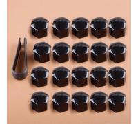 vis de roue de voiture Compatible avec Range pour Rover Sport LW 2013 2014 2015 2016 20 pièces 22 mm noir écrous de roue boulons couvercle capuchon protecteur