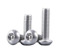Vis de sécurité à tête de bouton en acier inoxydable, 10 pièces, M2 M2.5 M3 M4 M5 M6 M8 M10 A2-70, inviolables(16mm x10pcs,M3)