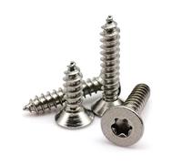 Vis de sécurité à tête fraisée plate Torx à six lobes, en acier inoxydable 304, M3 M4, 8/10/12/14-30 mm, lot de 10 ou 50 pièces(8mm,50pcs M3)