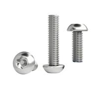 Vis de sécurité antivol à six lobes Torx à tête ronde avec goupille, en acier inoxydable 304, M3, M4, M5, M6, M8, M10 et M12.(70mm,1pc M8)