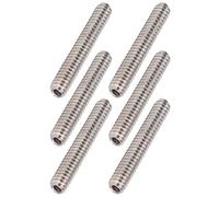 Vis de Serrage, 50 Pièces Kit d'assortiment de Vis de Réglage de Vis A2-70 Kit d'assortiment de Vis sans Tête en Acier Inoxydable Kit de Fixations de Matériel (M2*12)