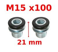 VIS DE Serrage MANIVELLES M15x100 BOITIER PEDALIER OCTALINK ISIS Velo VTT Route