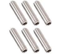 Vis de Serrage, Vis Métriques 50 Pièces Vis de Serrage A2-70 Kit d'assortiment de Vis sans Tête en Acier Inoxydable Ensemble de Fixations de Matériel (M2.5 * 10)