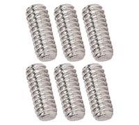 Vis de Serrage, Vis Métriques 50 Pièces Vis de Serrage A2-70 Kit d'assortiment de Vis sans Tête en Acier Inoxydable Kit d'assortiment de Vis de Réglage Kit de Fixations de