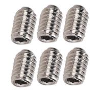 Vis de Serrage, Vis Métriques 50 Pièces Vis de Serrage A2-70 Kit d'assortiment de Vis sans Tête en Acier Inoxydable Kit d'assortiment de Vis de Réglage Kit de Fixations de