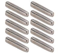 Vis de Serrage, Vis Métriques 50 Pièces Vis de Serrage A2-70 Kit d'assortiment de Vis sans Tête en Acier Inoxydable Kit d'assortiment de Vis de Réglage Kit de Fixations de