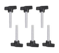 Vis de service avec poignée en acier au carbone - Design ergonomique - Convient pour une utilisation en intérieur et en extérieur - Boulons à main ergonomiques - Assemblage de meubles