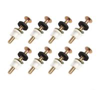 Vis de siège de toilette à montage supérieur pour couvercles oscillants (8 pièces)