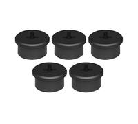 Vis de soupape de la vessie de casque, pavés de vannes de remplacement Ensemble de couvercles, 1,5 cm / 0,6 pouce 1,3 cm / 0,5 pouces ajustement sécurisé et installation facile, 5 pièces, noir pour la