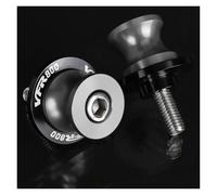 vis de support de bras oscillant de moto Pour HON@&DA VFR800 1998 1999 2000 2001 2002 2003 2004 2005 8 Mm Accessoires CNC Aluminium Bras Oscillant Diabolos Curseur Vis De Support(8MM Gray LOGO)