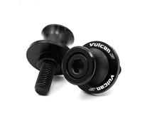 Vis de support de curseur 10 mm, bobines de bras oscillant CNC for moto, accessoires de support de curseur compatibles avec Vulcan S 650 VN650 2015-2023(Black)