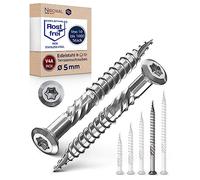 Vis de terrasse 5x70 acier inoxydable V4A Vis Torx 5mm d'épaisseur 50 vis à bois Torx 70mm de long vis en acier inoxydable durci bois