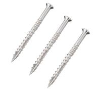 Vis de terrasse autotaraudeuses en acier inoxydable | 5x40-80mm : for le travail du bois et les terrasses(5X50mm(40PCS))