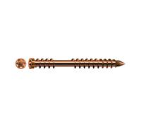 Spax - Vis terrasse, à tête cylindrique en T Star Plus, Cut, filetage de fixation, acier inoxydable A2, vieilli, 1.4567-0537900500503, 0537900500603