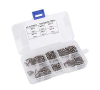 Vis De TêTe De Capuchon Hexagonal 180Pcs, 304 En Acier Inoxydable Noir M2 4 416 Mm, Pour Les Machines, RéParation Des Appareils éLectroméNagers