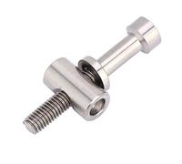 Vis de Tige de Selle de Bicyclette M5x30 / 35 / 40mm Titane Alliage Tige de Selle de vélo Boulon Fixe vis à tête Ronde(M5x35-titane)