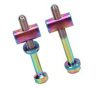 Vis de Tige de Selle de Vélo Vis de Fixation de Tige de Selle en Alliage de Titane Vis de Tige de Selle de Vélo Vis de Serrage de Selle de Vélo Vis de Tige de Selle de Remplacement(Éblouissant)