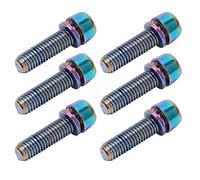 Vis de Tige de Vélo, Facile et Pratique pour Transporter Une Couche de Vis à Vélo de Film en Titane Noix avec Une Londe pour Les de Route (M5)