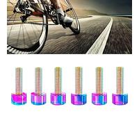 Vis de Tige de Vélo, Vis de Tige de Vélo M5X18 Connexion de l'entreprise Légère 4 PCS pour Accessoires (Color)