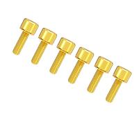 Vis de Tige de Vélo, Vis de Tige de Vélo M5X18 Connexion de l'entreprise Légère 4 PCS pour Accessoires (Gold)