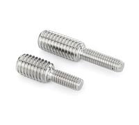 Vis de transfert, 2/5 pièces M4 M5 vis conversion en acier inoxydable filetage métrique convertisseur à double extrémité boulon réduction for adaptateur caméra (5, M3x15-M5x15)(2pcs,M3x6 M5x6)