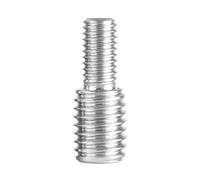 Vis de transfert à double tête argentée, filetage mâle de conversion en acier 304 for électronique(5pcs M3x6-M6x8)