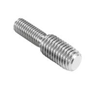 Vis de transfert à double tête, Jeu d'adaptateurs de vis à goujon fileté mâle Double extrémité en acier inoxydable 304 M3-M16(M10x25-M14x25(1pcs))