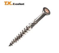 Vis de Type moleté à fente Torx 50/60/70/80mm, vis de pont en bois en acier inoxydable 410, vis autotaraudeuses pour la conduite du taraudage Skru 5X40(40PCS)