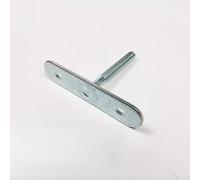 Vis de type T pour le travail du bois avec système d'adaptateur en T, compatibles avec les fentes biseautées de 3/4" x 3/8" et les rails en T de 30 mm/45 mm, construction en métal argenté (A)