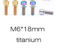 Vis De Vélo En Alliage De Titane Avec Joint D'étanchéité, Boulon De Frein À Disque, M6x18mm M6x20mm, 4 Pièces/Lot