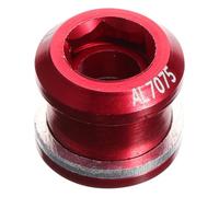 Vis de Ventilation pour Caisse Claire en Alliage D’aluminium Rouge | Montage Rapide, Remplacement D’une Pièce Manquante, Compatible Grosse Caisse et Batterie, Finition Élégante