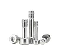 Vis de verrouillage à douille hexagonale en acier inoxydable 304, M2 .5 M3 M4 M5 M6, vis demi-dent, boulon, 2 10 pièces(M5x30mm (5pcs))