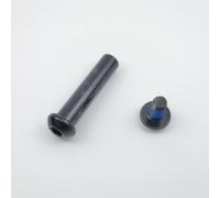 Vis de verrouillage pliable de rechange pour scooter électrique Ninebot MAX, matériel en métal noir avec options de 7 mm et 9 mm de diamètre, fermeture légère et durable de 10 g à 24 g