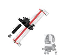 Vis d'échelle claire - Support mural avec support mural, construction en d'aluminium | Barre de test de levage précise, outils d'enquête 1/4" à 5/8" Connecteur à vis pour support de