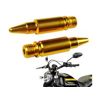 Vis décoratives - 2 pièces de trou de rétroviseur - Couvercles de matériel publicitaire de dessin - Accessoires de blanchiment de moto - Inserts de couvercle à vis, pièces d'amélioration esthétique du