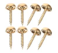 Vis Décoratives à Capuchon en Laiton, Auto-taraudeuses, 8 Pcs