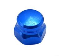 Vis d'écrou de broche M8 8 x 5 mm pour DAIWA ABU pour moulinet HISTAR Casting Reel Accessoire Matériau en alliage d'aluminium (bleu, droite)