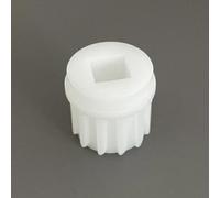 Vis d'engrenage de hachoir à viande PP blanc, for Moulinex for Bosch for Polaris Axion, vis de trancheuse à viande, pièces d'appareils de cuisine