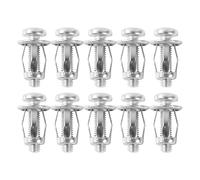 Vis d'expansion - Boulons d'expansion 1 x 2,5 cm, conception résistante à la rouille | Fixation d'écrous de rivet de voiture avec adaptation de pression radiale, ancrage de cloison sèche pour véhicule