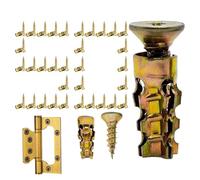 Vis D'Expansion, Écrou métallique à expansion court, Vis Réparation Charnière, pour Porte Mur Maison Garage Assemblage Meuble Cloison Sèche et Travail Bois