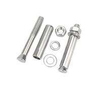Vis d'expansion en acier inoxydable 304 et 201 M6 M8 M10 M12 M14 M16 Boulons d'ancrage for béton Boulon à crochet(201 M10x150 5PCS)