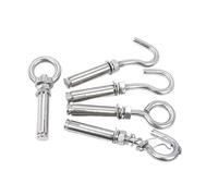 Vis d'expansion en acier inoxydable 304 M8 M10 M12, crochet de chauffe-eau, anneau universel, boulon éclaté, 1 pièce(M8 Small mouth hooks)