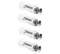 Vis d'expansion pour Couvercle de Toilette,4 PCS Universelles Vis et Boulons pour Sièges de Toilette Fixation Abattant WC Raccords Siège Toilette pour Couvercle de Toilette