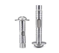 Vis d'extension à tête ronde cruciforme en acier inoxydable 304/boulon de tube d'expansion intégré M6M8M10(2pcs M6x80)