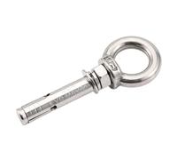 Vis d'extension, boulon d'expansion de crochet de coupe ouvert M6 M8 M10-M20 304 acier inoxydable 304 vis d'expansion crochet à œil boulon d'expansion crochet oscillant décoration de la maison vis